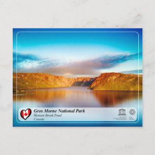 Unesco WHS - Gros Morne nationalpark Vykort