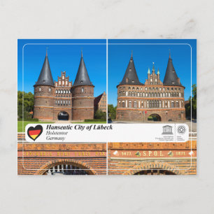 UNESCO WHS - Hanseatic City Lübeck - Holstentor Vykort