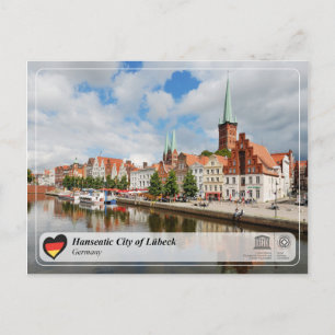 UNESCO WHS - Hanseatic City of Lübeck Vykort
