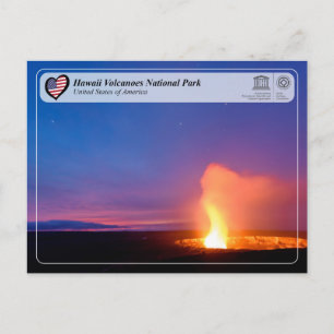 UNESCO WHS - Hawaiis nationalpark för vulkaner Vykort