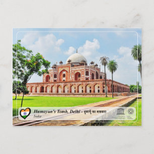 UNESCO WHS - Humayuns Grav, Delhi Vykort