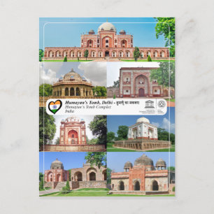 UNESCO WHS - Humayuns Grav, Delhi Vykort