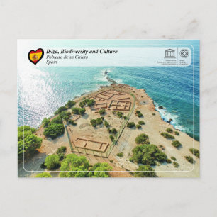 UNESCO WHS - Ibiza/Eivissa - Ruinerna av Sa Caleta Vykort