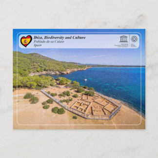 UNESCO WHS - Ibiza/Eivissa - Ruinerna av Sa Caleta Vykort