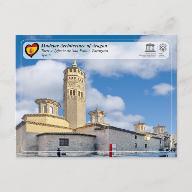 UNESCO WHS - Iglesia de San Pablo Apóstol Vykort (Framsida)