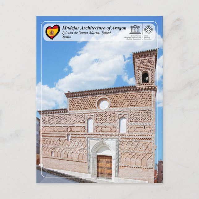 UNESCO WHS - Iglesia de Santa María Vykort (Framsida)