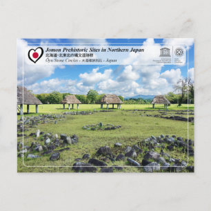 UNESCO WHS - Jomon-platser - Oyu stenringar Vykort