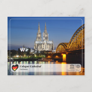 Unesco WHS - Katedralen i Köln Vykort