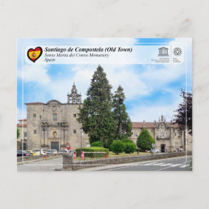UNESCO WHS - Klostret Santa María del Conxo Vykort