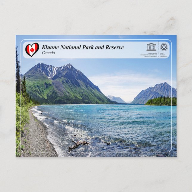 Unesco WHS - Kluane nationalpark och reservat Vykort (Framsida)