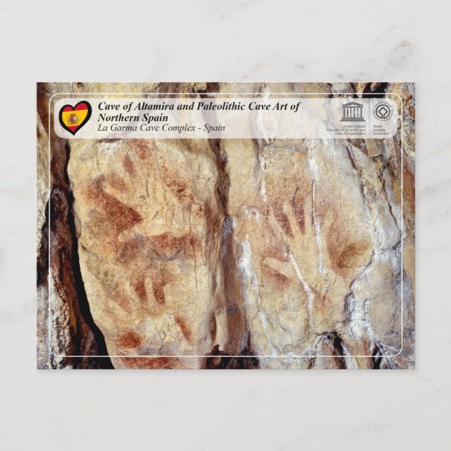 UNESCO WHS - La Garma grottkomplexet Vykort (Framsida)