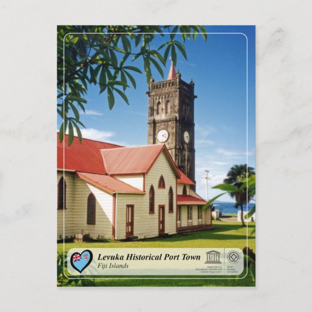 UNESCO WHS - Levuka Historikportstad Vykort (Framsida)