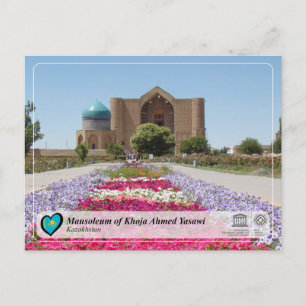 UNESCO WHS - Mausoleet för Khoja Ahmed Yasawi Vykort