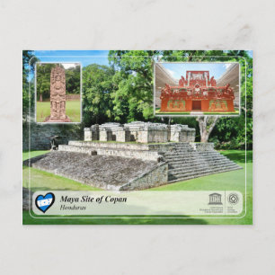 UNESCO WHS - Maya Site of Copan Vykort