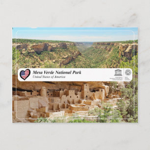 Unesco WHS - Mesa Verdes nationalpark Vykort