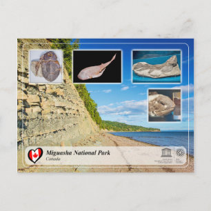 Unesco WHS - Miguasha nationalpark Vykort