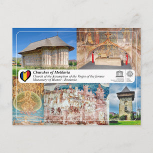 UNESCO WHS - Moldaviakyrkorna - Humor Vykort