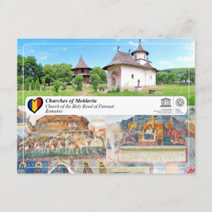 UNESCO WHS - Moldaviakyrkorna - Pătrăuți Vykort