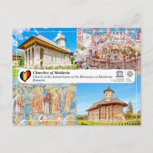 Unesco WHS - Moldaviens kyrkor - Moldavien Vykort