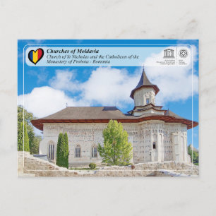 Unesco WHS - Moldaviens kyrkor - Probota Vykort