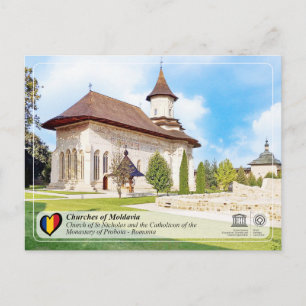 Unesco WHS - Moldaviens kyrkor - Probota Vykort