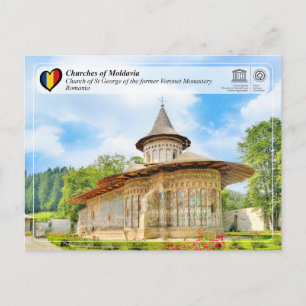 Unesco WHS - Moldaviens kyrkor - Voronet Vykort