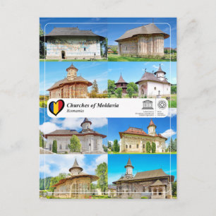 UNESCO WHS - Moldaviens kyrkor Vykort