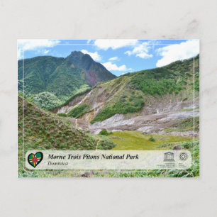 Unesco WHS - Morne Trois Pitons nationalpark Vykort