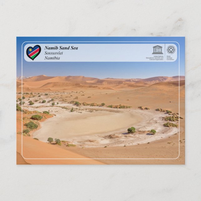Unesco WHS - Namib Sand Sea Vykort (Framsida)