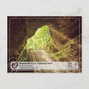 Unesco WHS - nationalparken Mammoth Cave Vykort