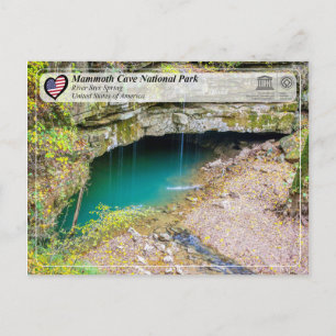 Unesco WHS - nationalparken Mammoth Cave Vykort