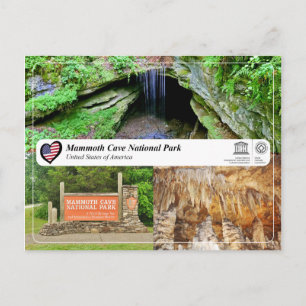 Unesco WHS - nationalparken Mammoth Cave Vykort