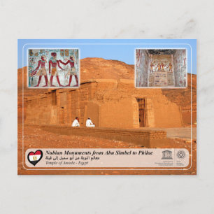 UNESCO WHS - Nubiska monument - Amadas tempel Vykort