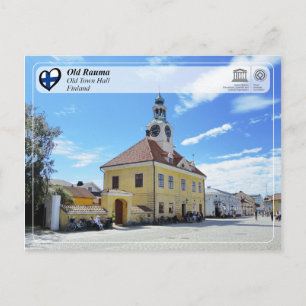 Unesco WHS - Old Rauma - Old Town Hall Vykort