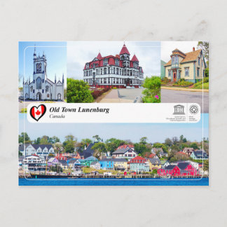 Unesco WHS - Old Town Lunenburg Vykort