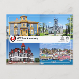 Unesco WHS - Old Town Lunenburg Vykort
