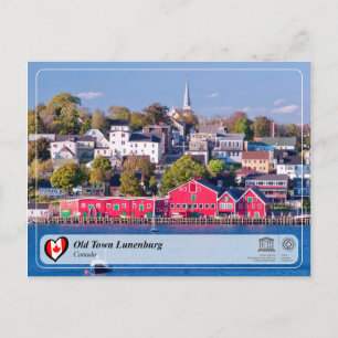 Unesco WHS - Old Town Lunenburg Vykort