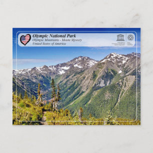 UNESCO WHS - Olympic National Park - Mount Mystopp Vykort
