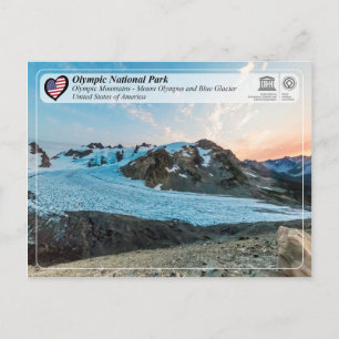 Unesco WHS - Olympic National Park - Mount Olympus Vykort