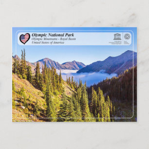 Unesco WHS - Olympic National Park - Royalet Basin Vykort