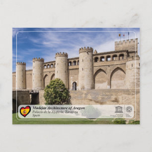 UNESCO WHS - Palacio de la Aljafería Vykort