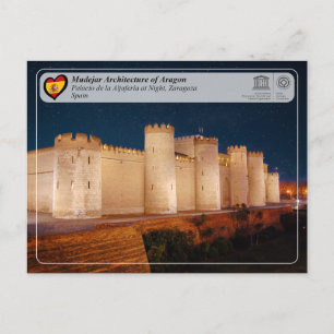 UNESCO WHS - Palacio de la Aljafería Vykort