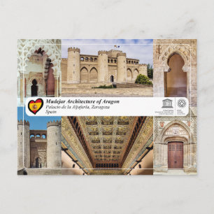 UNESCO WHS - Palacio de la Aljafería Vykort