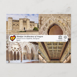 UNESCO WHS - Palacio de la Aljafería Vykort