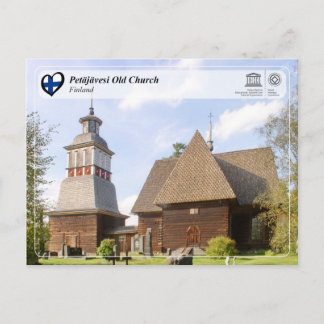 Unesco WHS - Petäjävesi Gamla kyrkan Vykort