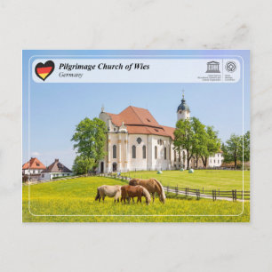 Unesco WHS - Pilgrimage Church of Wies Vykort