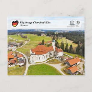 Unesco WHS - Pilgrimage Church of Wies Vykort