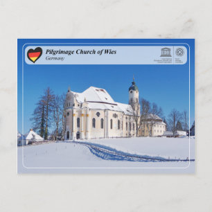 Unesco WHS - Pilgrimage Church of Wies Vykort