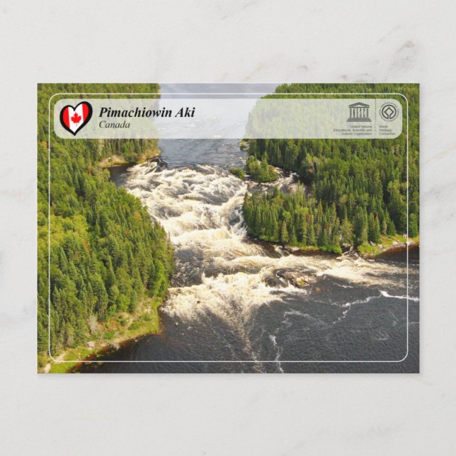 Unesco WHS - Pimachiowin Aki Vykort (Framsida)