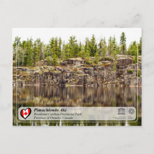 Unesco WHS - Pimachiowin Aki Vykort